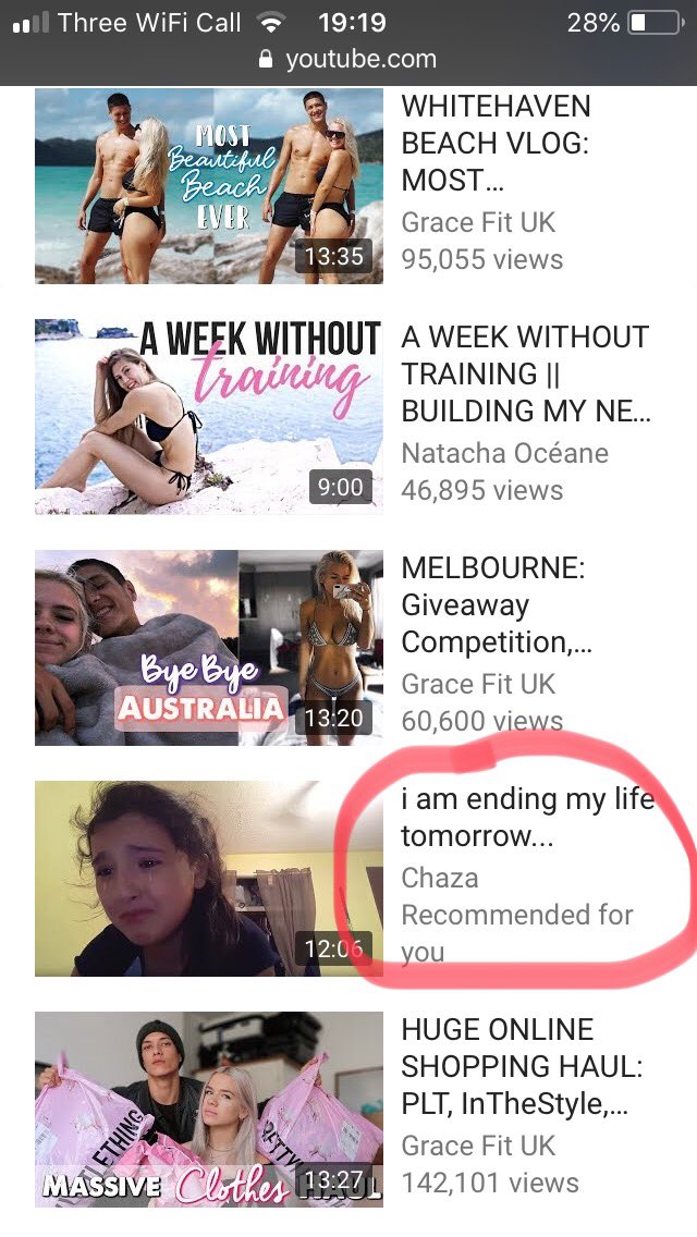 Mooooooseee's tweet photo. Just catching up on some Grace Fit UK vlogs when this little gem popped up just to remind me I’m a non-achiever 😂 https://t.co/jLF1Yr8iuV