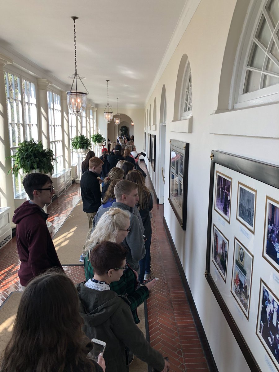 Lot of history to take in at the White House