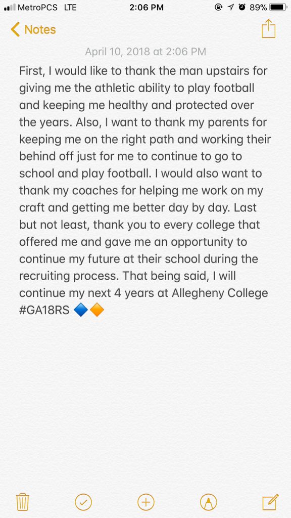 Mo_2L1T's tweet photo. COMMITTED #GA18RS 🔷🔶 @CoachLaukaitis @CoachBJHammer @CoachLayerAC @AlleghenyFB https://t.co/VURIGe0zxJ