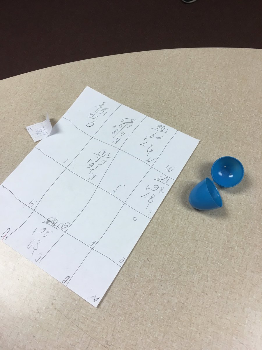 speisersquad's tweet photo. Easter (late) egg hunt finding math problems! #mteagles https://t.co/77wmI4JSlE