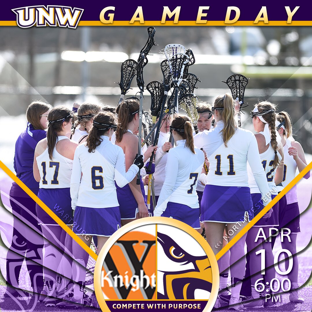 WLAX: <a href="/unwwlax/">UNW W. Lacrosse</a> hosts Wartburg on Senior Night at Reynolds Field! #UNWGameDay