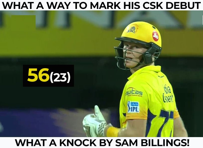 AKN97_'s tweet photo. @ChennaiIPL How many like his performance in his debut match? https://t.co/AUZ8JL5RJz