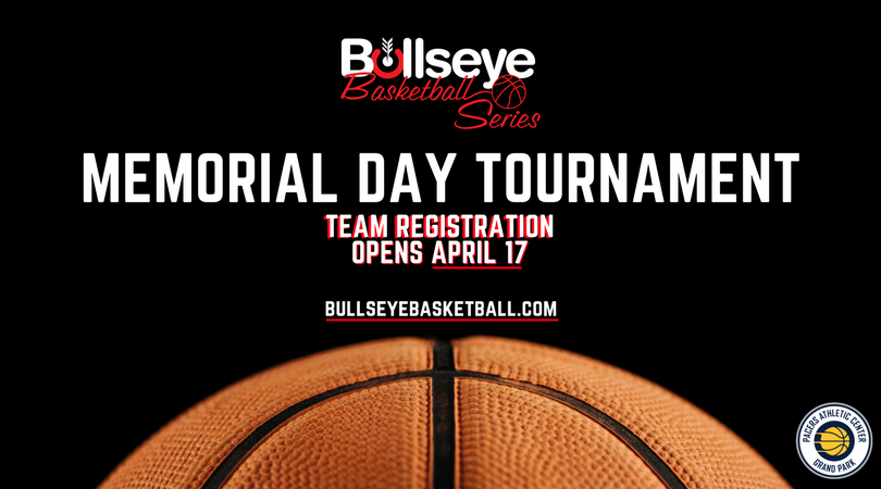 HERE WE GO AGAIN! The #BullseyeBasketballSeries returns #MemorialDay weekend at the Pacers Athletic Center, and team registration opens April 17! Will your team be there as the best take on the best? » bullseye.vip/bball