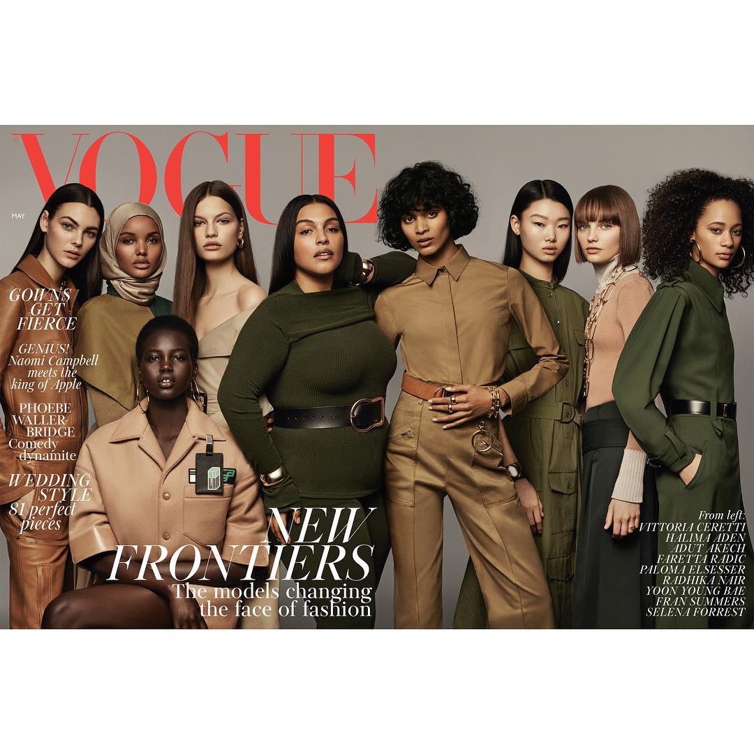 HAUTEECOLOGY's tweet photo. All of this #intersectionality is giving us life! @HauteEcology supports those who support women. We see you @BritishVogue https://t.co/MJFq1O9ZGw