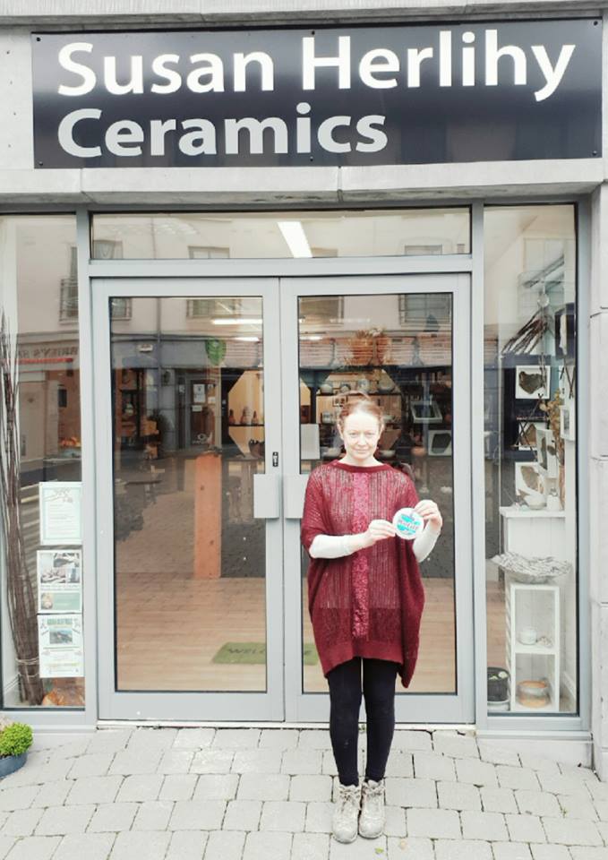 Refill_Ireland's tweet photo. The newest member to the TAP MAP network is Susan Herlily Craftyhands ceramic studio in Midleton, Co.Cork, a real local community hot spot where a genuine welcome (and refill opportunity!) awaits in the studio space #bringbackthetap #plasticdoesntmakeperfect https://t.co/eWD8sLVVaD