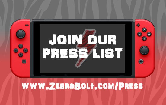 ZebraBolt's tweet image. Do you cover Nintendo Switch news, reviews, or other related content? Join our press list! - zebrabolt.com/press/ 📬

Please help us share/RT this if you don't mind. 👍😎

#zebrabolt #NintendoSwitch #presslist #nindies #nintendo #indiegamedev #gaming #publishing