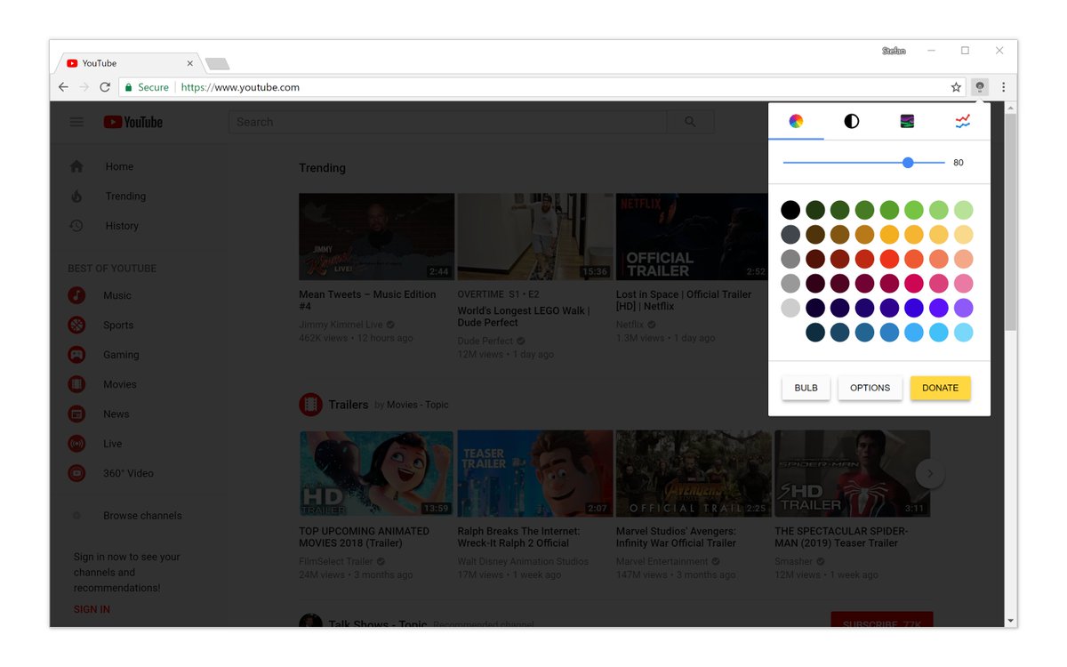 Turn Off The Lights On Twitter Double Click On The Gray Lamp Button And You Can Customize The Dark Layer Try It Now Https T Co Nqefu92acy Google Googlechrome Chromeextension Youtube Teamyoutube Chromeextensions Chromeextension