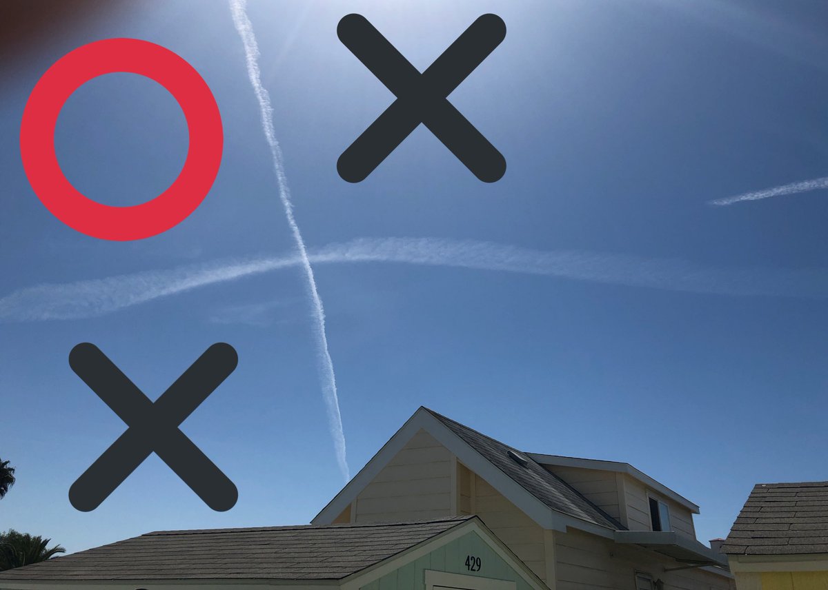TruthTheHard's tweet photo. Your move. #tictactoe #NewClouds #lookup https://t.co/6NI3EKE2WD