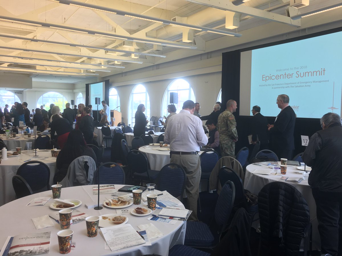 SSFCERT_PIO's tweet photo. Emergency Managers from throughout #BayArea and #California gathering today to discuss #resiliency and #recovery. 

#epicenter2018  #preparation @CityofSSF   @sanmateoco https://t.co/nan5z5RbmQ