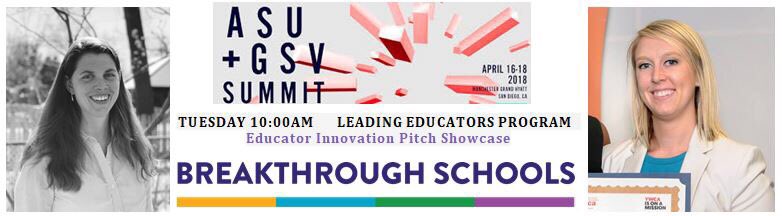 KGCLE's tweet photo. Excited to be selected to present and share the amazing work happening at @breakthroughcle as a Leading Educator at @asugsvsummit with @samisopko #ThisisCLE #BigDreamsStartYoung https://t.co/XSKMrPR82f