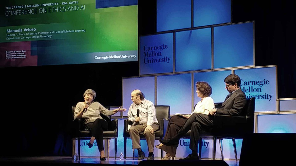 mldcmu's tweet photo. Day 2 @CarnegieMellon @KLGates AI &amp; Trust; "We need stabilizing elements such as transparency, especially in lethal systems, in order to build trust with #AI." #CMUAIEthics

@scsatcmu #mldcmu #cmuAIEthics [ https://t.co/QPMrmhyq9R ] #ai #machinelearning https://t.co/BEnb38wj4Q