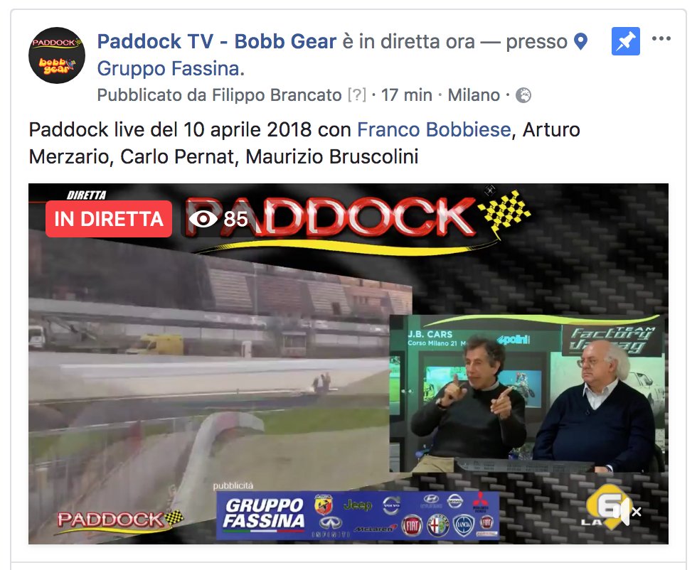 scriviapaddock's tweet photo. Paddock LA6TV è iniziata la diretta alle 20.30 seguici anche tu https://t.co/pVfqdp33XQ https://t.co/byuFVfqpgU