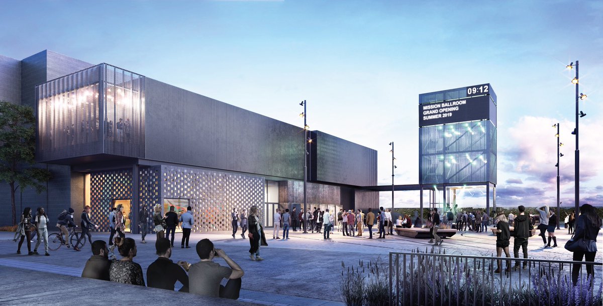 Coming to the RiNo district of Denver Colorado summer of 2019 - The Mission Ballroom. Flexible seating and stage allows concert sizes from 1200-4000.