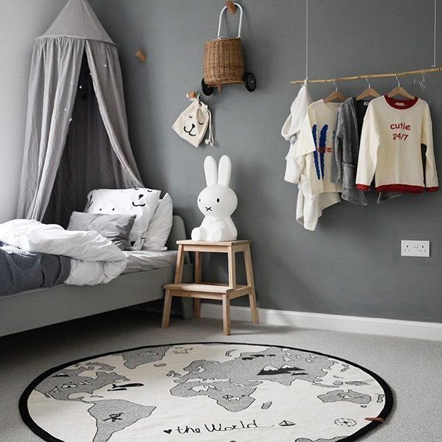 scandi nursery rug