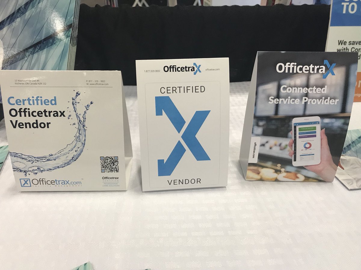 Walking around the #PRSM2018 floor... love seeing our customers and seeing that they keep all our old tent cards! ♥️ 
#PRSM #CMMS #CAFM