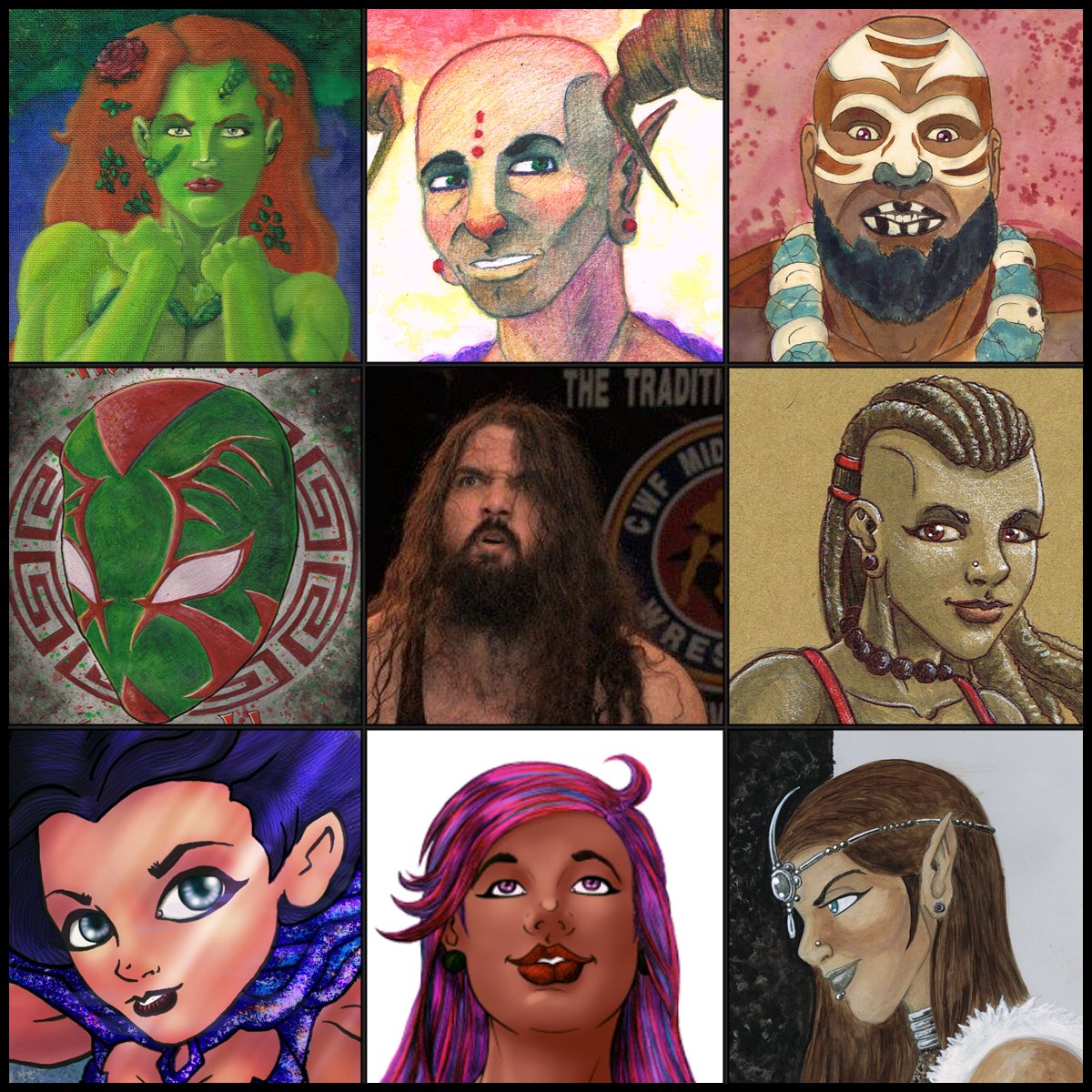 MMarsPresents's tweet photo. Guess I'll do this #artvsartist thing. Artist/ Professional Wrestler, just trying to live the dream. Don't really do the selfie thing so have an in-ring photo instead. #MarsRising https://t.co/TIZderrKwH