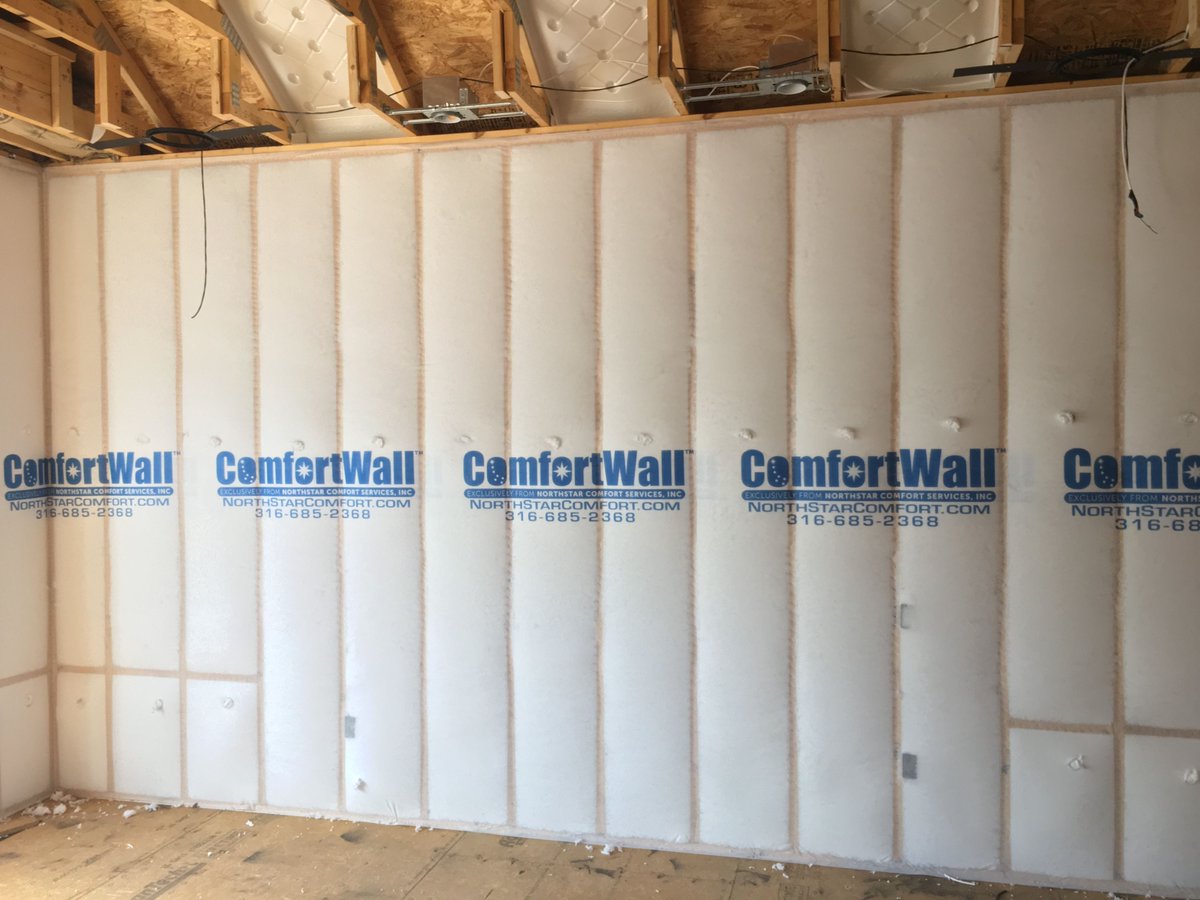 NStarComfort's tweet photo. We used to call it the Blow-in-Blanket System or BIBS, for short, but now we call it ComfortWall! #ComfortWall #ICTinsulation #insulation https://t.co/K2JkGGEk82 https://t.co/MEzsQTlTRZ