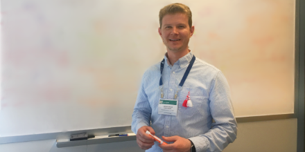 PhaseChangeAI's tweet photo. #PhaseChangeSoftware Research Scientist Aleksander Chakarov traveled to New Orleans in February to present our #NaturalLanguage chat interface workshop paper at the 32nd AAAI Conference on #ArtificialIntelligence. https://t.co/KYjMOBFEzj