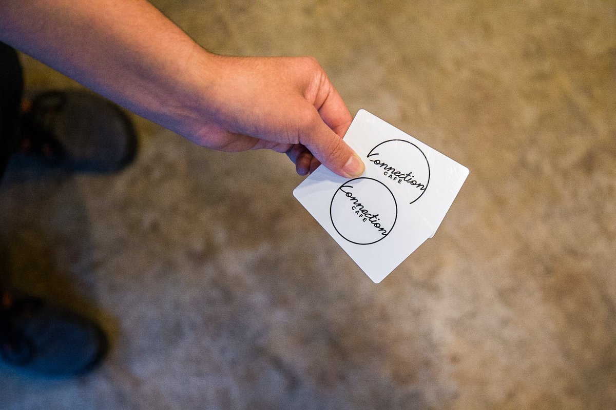 Give the gift of #coffee for #nationalsiblingday! Get a Connection Cards at the shop. We're open 7-11am Monday - Friday. #connectioncafefcc #coffeeandfriends