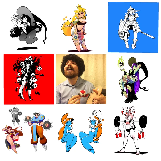 I wish I really did have an afro #artvsartist 