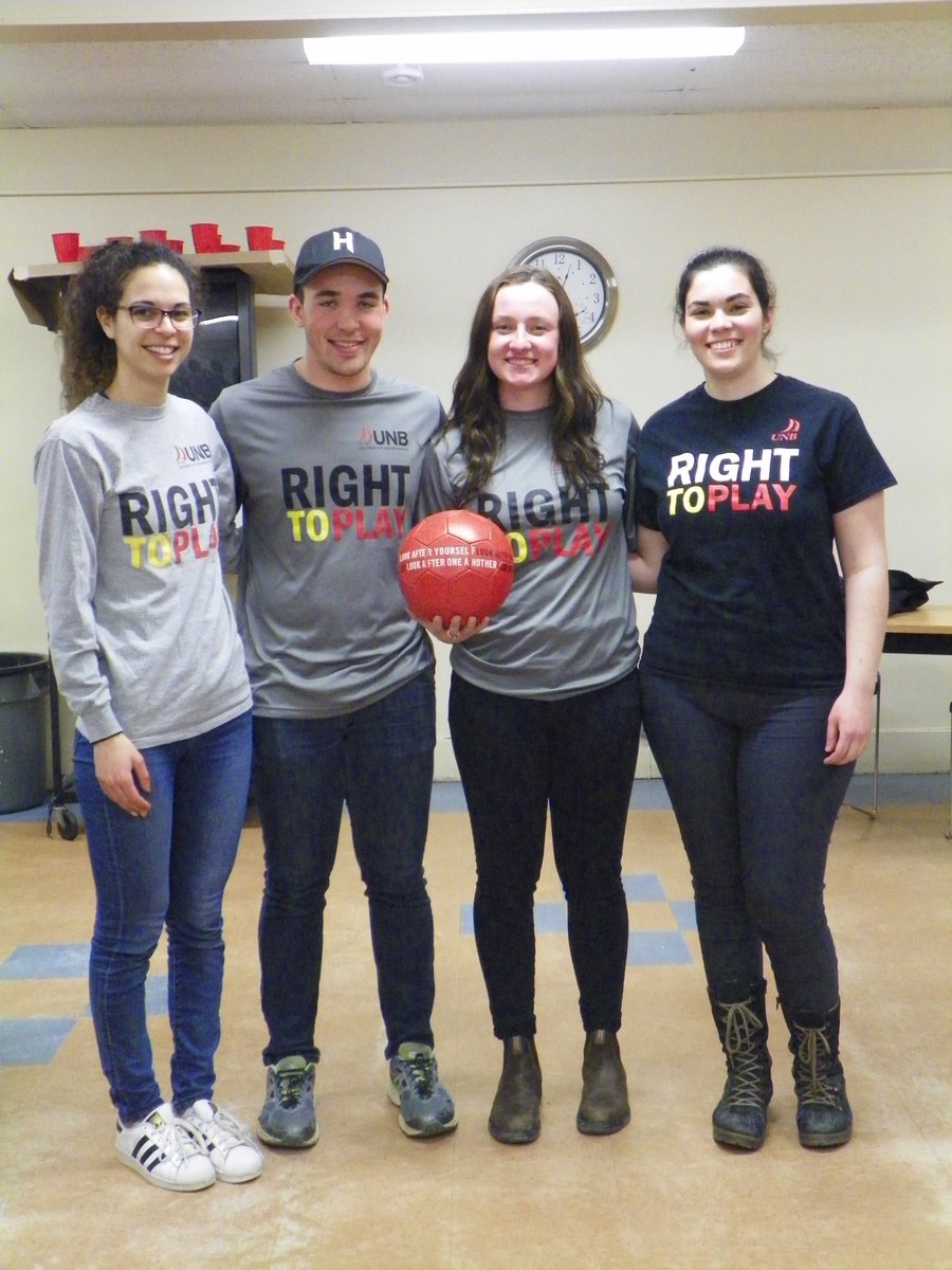 RightToPlay_UNB's tweet photo. As we approach the end of the 2017-2018 year we would like to welcome our new president and vice-president. We are excited for all that you have in store! We would also like to thank our outgoing exec for their dedication to the club. Thanks for a great year all! https://t.co/rqQA3v8HtP