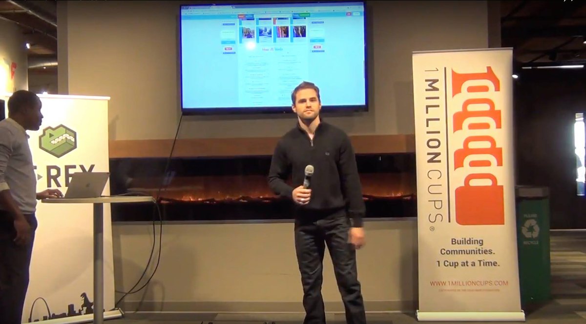 UnimentorsAPP's tweet photo. We had a great time presenting Unimentors at 1 Million Cups - St Louislast Wednesday! We couldn't have hoped for a more engaged audience! Thank you! #unimentors #education #1millioncups #stlouis #stl #startups #college #university #highschool https://t.co/tAhe2ApgaG