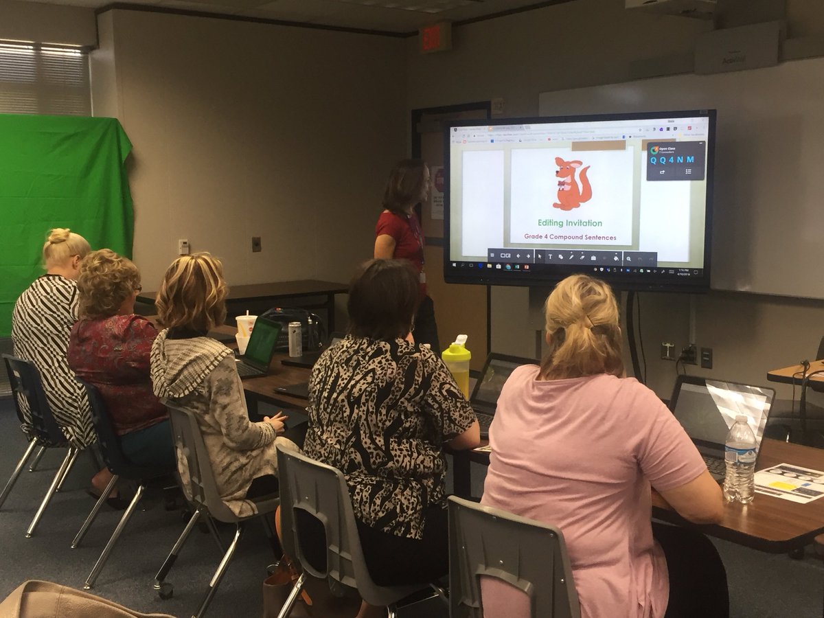 cassiereederedu's tweet photo. Great training this afternoon with @dawnjahnke and the @CFISD_ELAR2_5 folks! @ClassFlow #classflowlove @learnpromethean #learnpromethean @CyFairISD @CyFairEdTech @bcook922 @KateCoxWest @lauratxrose https://t.co/9yLJfgOjhy