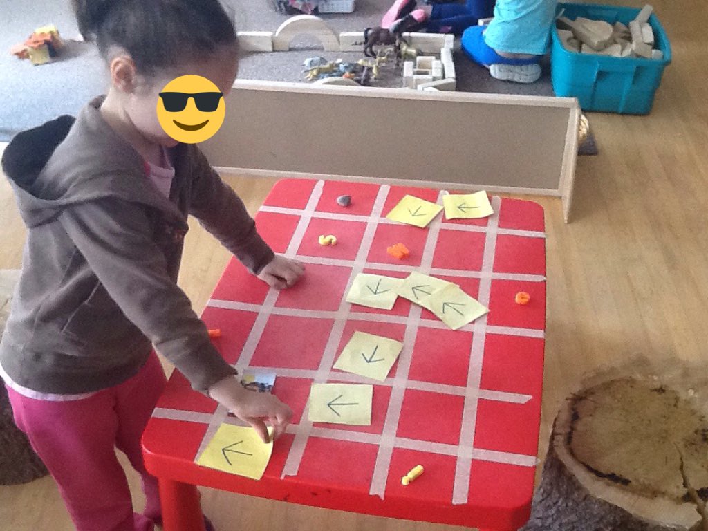 LNHfdk1's tweet photo. Another coding activity focused on the letter sequence of our names. #nocomputerrequired #sequencing #Kindergarten #math #kindiemath https://t.co/8YGUSyxM4r