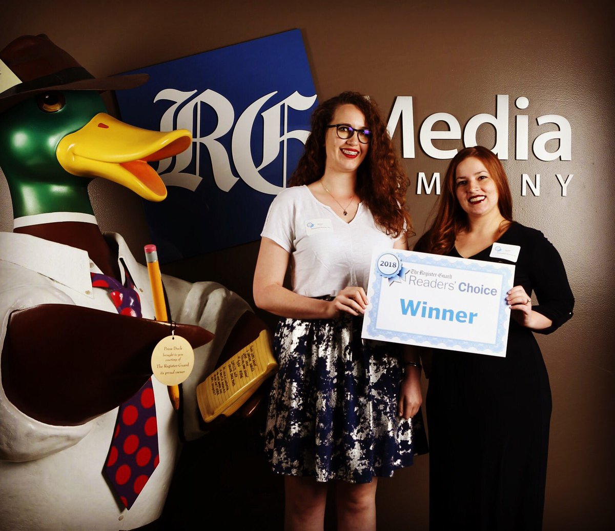 Had a great time at the RG Media #ReadersChoice Awards Ceremony! Thank you again to everyone who voted! #WINNER