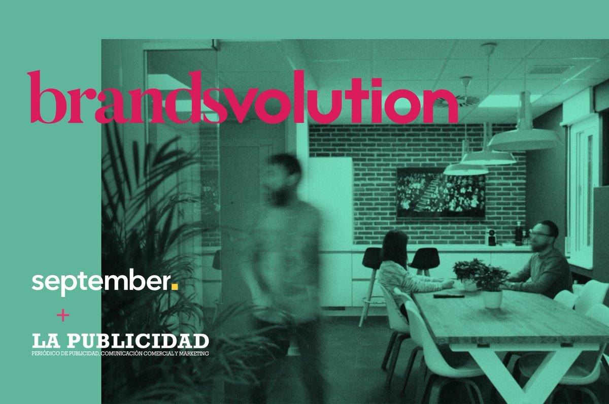 weare_september's tweet photo. ¡Recordad, mañana tenéis una cita con #Brandsvolution! Hablamos con @AlarmasSpain @Avis @VisitBritain @LG_ES @pullmantur @CBRE_ES y @orange_es del futuro del marketing B2B.
¡Síguelo en nuestro Facebook y Twitter mañana a las 9:30!
@PdelaPublicidad https://t.co/DopHEAB9Hc https://t.co/2zJK4emTrP