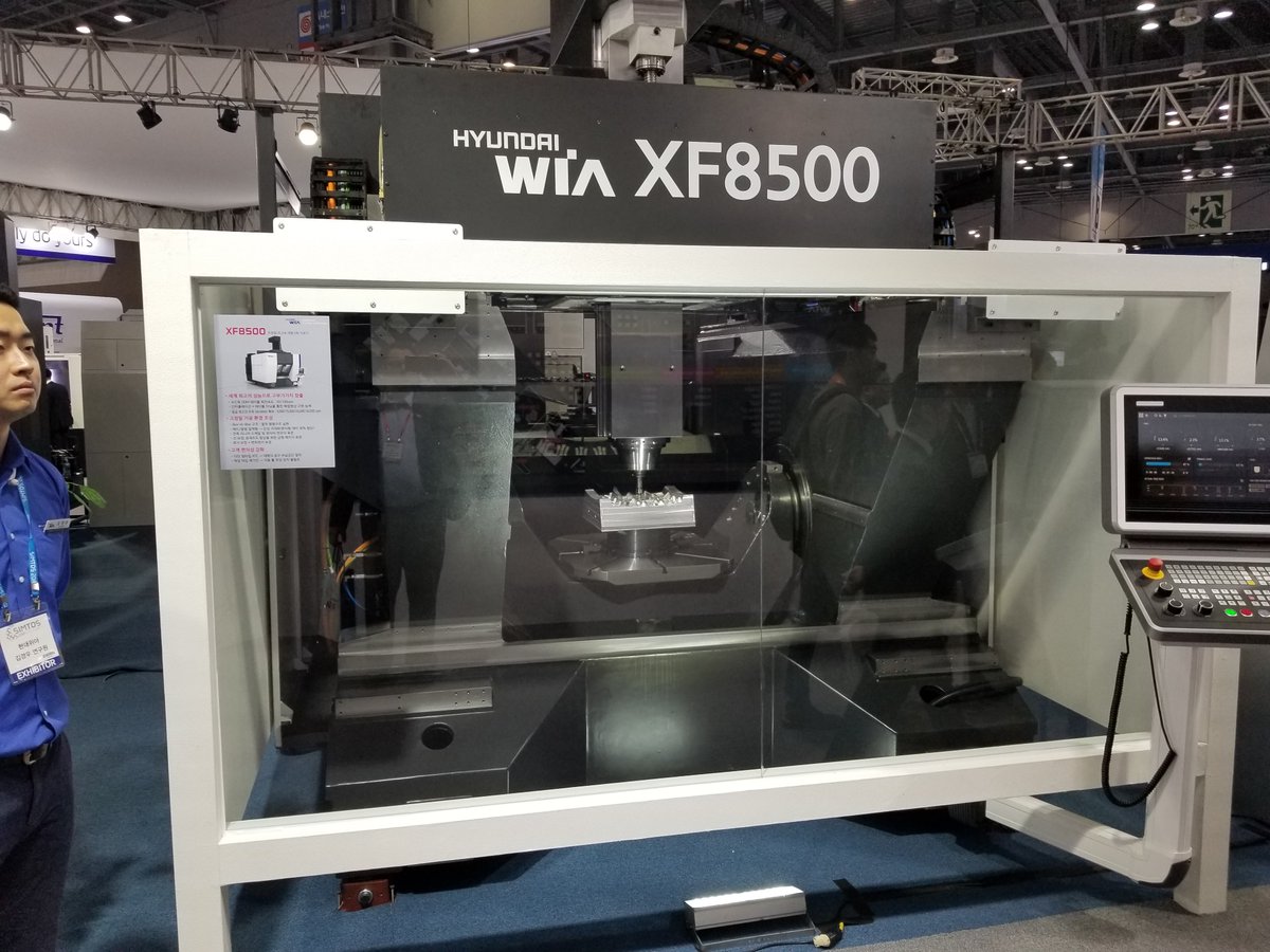 HyundaiWIAUSA's tweet image. #SIMTOS2018 Extraordinary show.  Hyundai WIA exhibited cutting edge technology proving to be a world leader in the precision machine tool industry.
