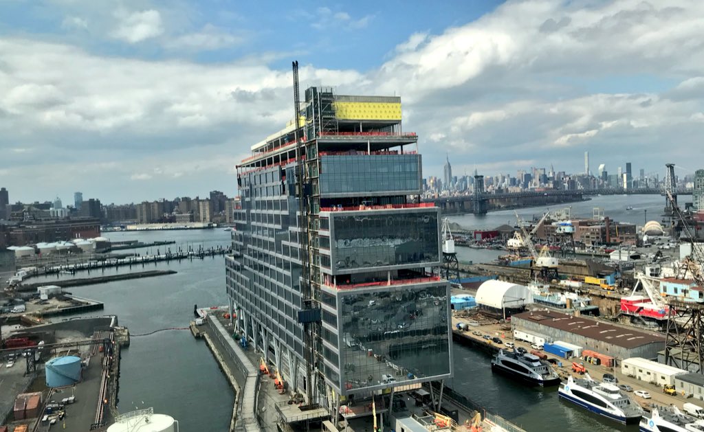 CharlieNYC's tweet photo. Dock 72 Progress at the Brooklyn Navy Yards. View from #Building77
#brooklyn @BklynNavyYard #dock72 https://t.co/Oh2GzvnjS7