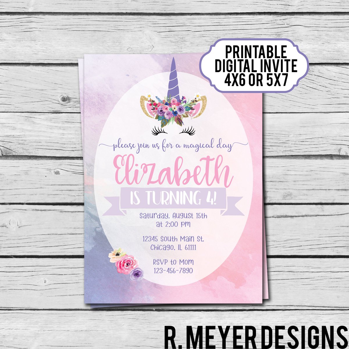 rmeyerdesigns's tweet photo. Check out my newest invitation now available on my #etsy shop: Unicorn Birthday Invitation - Printable https://t.co/HEPadft4gK #papergoods #babyshower #unicornbirthday #invitation #unicorn #watercolor #pink #blue #purple https://t.co/V31EwW5S6e