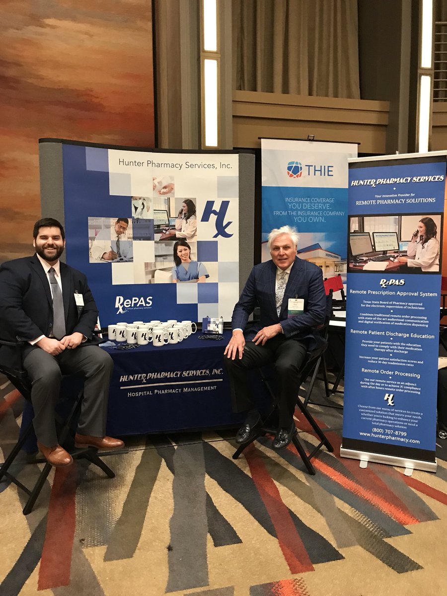 HunterPharmacy's tweet photo. Come check out how we can improve the Pharmacy services at your facility! #TORCH #TORCH18 https://t.co/mAbuZTyWDy
