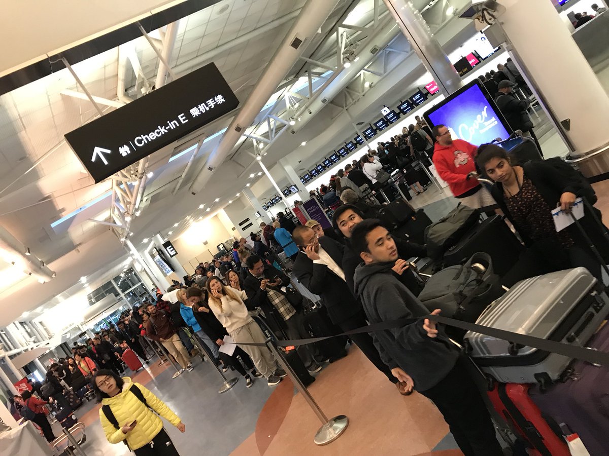 MBeaugendre's tweet photo. flight MHNYHN canceled ! wait 4 more2h.
FB pm but no reply...
Only 2 employees at the claim office and so many people like you can see ...
Employees give us phone number but it isn’t walking...
this is not the service we expect from @Qantas #qantas #nohelp #noservice https://t.co/VRIOCQefCn