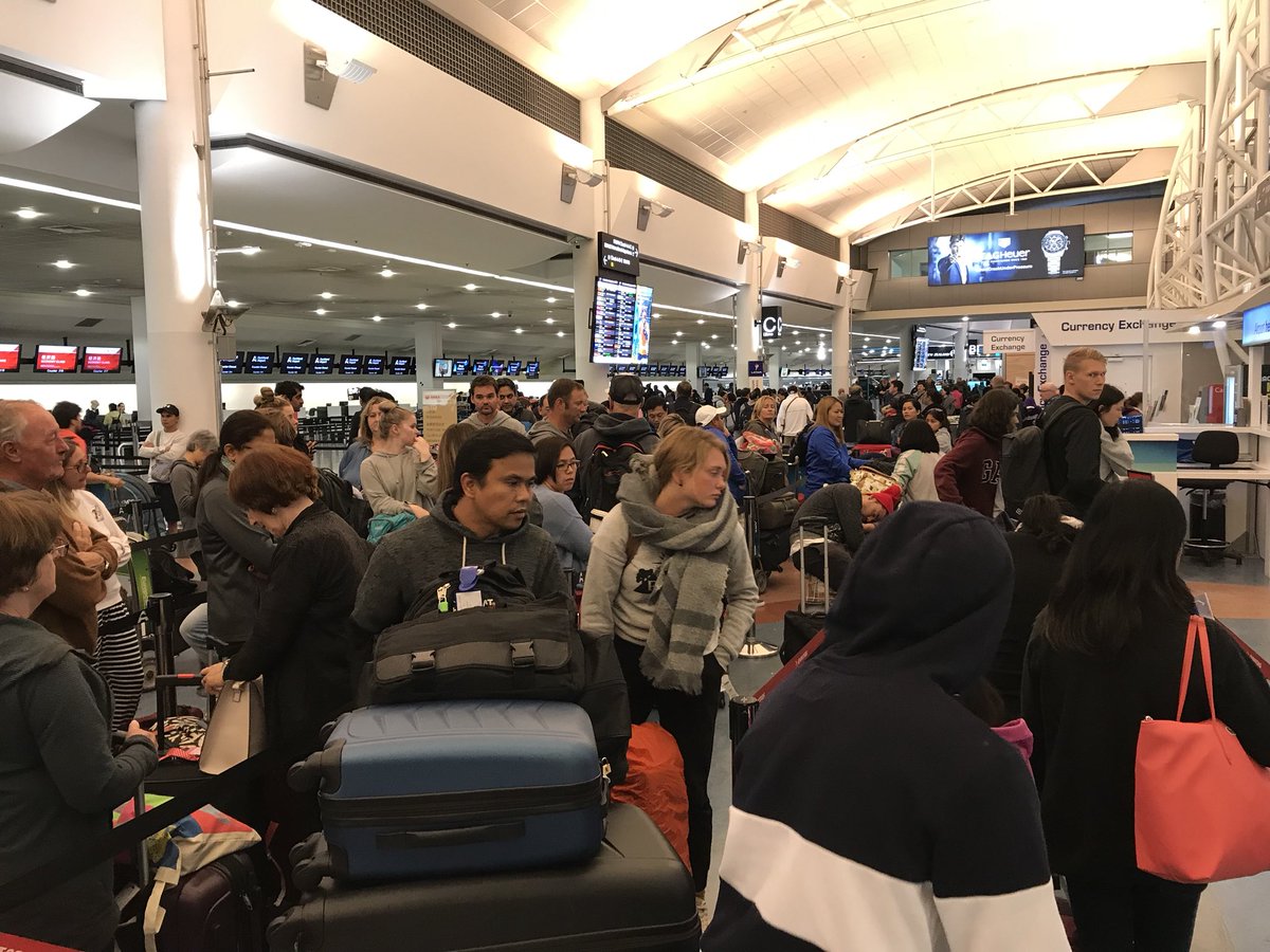 MBeaugendre's tweet photo. flight MHNYHN canceled ! wait 4 more2h.
FB pm but no reply...
Only 2 employees at the claim office and so many people like you can see ...
Employees give us phone number but it isn’t walking...
this is not the service we expect from @Qantas #qantas #nohelp #noservice https://t.co/VRIOCQefCn