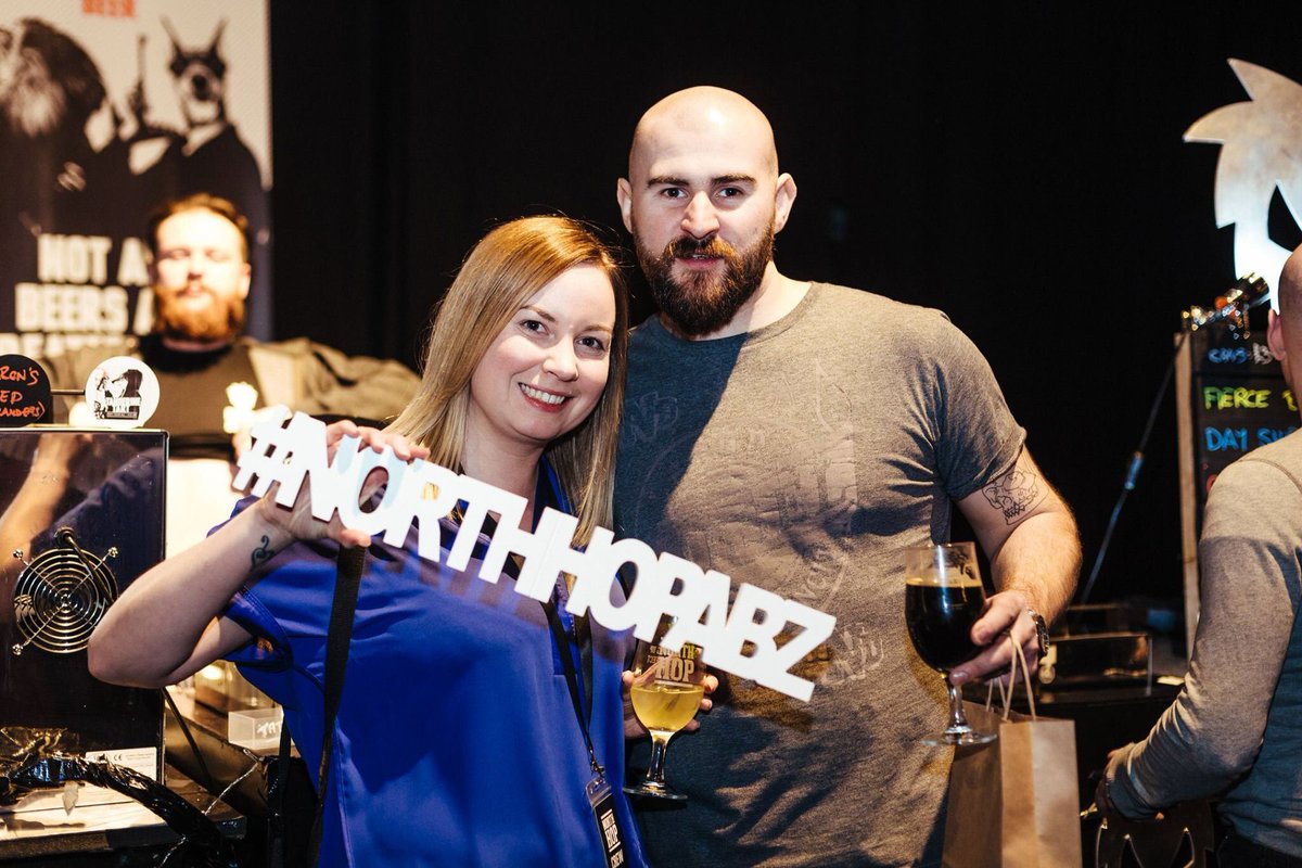 NorthHop's tweet photo. Our lovely North East Ambassador @xchristybx getting in on the #northhopabz hashtag action too! ๐ #aberdeen #festival #thefinalfling https://t.co/nFDyYRkYAS