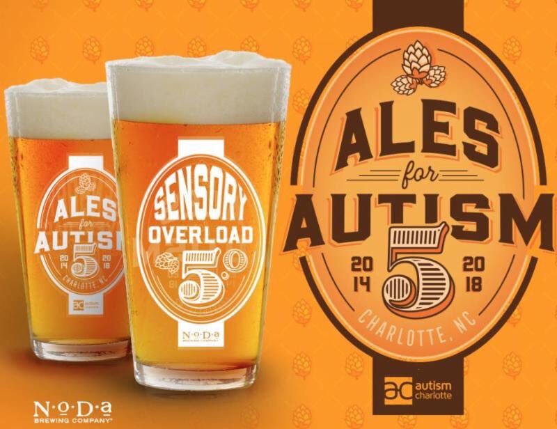 NoDaBrewing's tweet photo. Today we’re releasing one of our favorite #NoDable brews of the year, Sensory Overload 5.0! Made in honor of Saturday’s #Ales4Autism (benefiting @AutismCharlotte), this year’s rendition is a Citra-hopped Juicy IPA sitting at 6.5% ABV. 🍻 https://t.co/W1RS44ppQZ