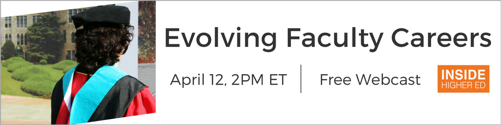 The faculty career path was once well understood: Earn a Ph.D., land a job at the most prestigious institution possible, work your way up. That's no longer the case. Register for our free webcast to learn more about the challenges/evolution  ihenow.com/2qijRyB #IHEcareers