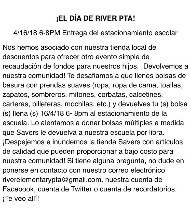 River Elementary PTA (@pta_river) on Twitter photo 