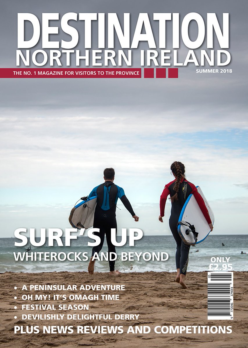 A mock up of our first issue front cover #NorthernIreland #tourism #glossymagazine #DestinationNorthernIrelandMagazine #greatjournalism #topdesign