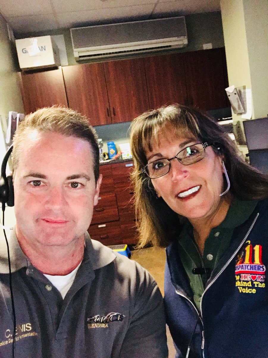 Glendora_PD's tweet photo. Our front end of the week dispatchers: Michele, Tricia, Cory and Trish. We are lucky to have all of their combined experience and skills. Thanks for all you do! #NationalPublicSafetyTelecommunicatorsWeek https://t.co/b2081JbFkb
