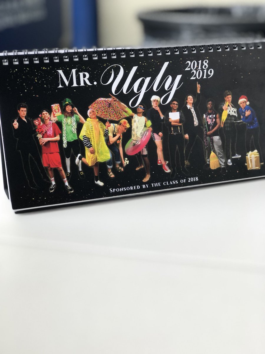 cvchs2018's tweet photo. GET YOUR MR. UGLY CALENDAR NOW ALL THIS WEEK AT LUNCH! https://t.co/aSxjxcrbVv