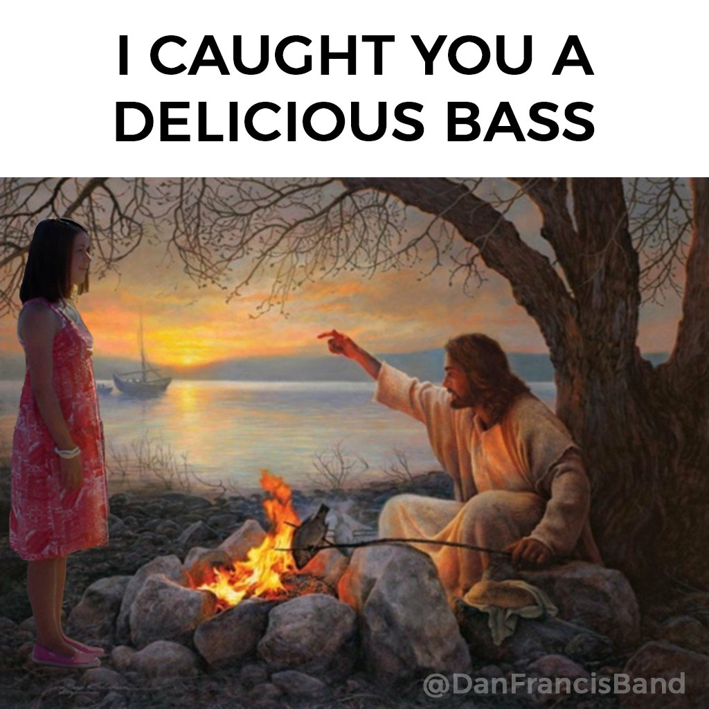 DanFrancisBand's tweet photo. What #Bible verse is this??? It's John 21:12. GOSH... 

#Jesus #Breakfast https://t.co/JxyVBeC4Zf