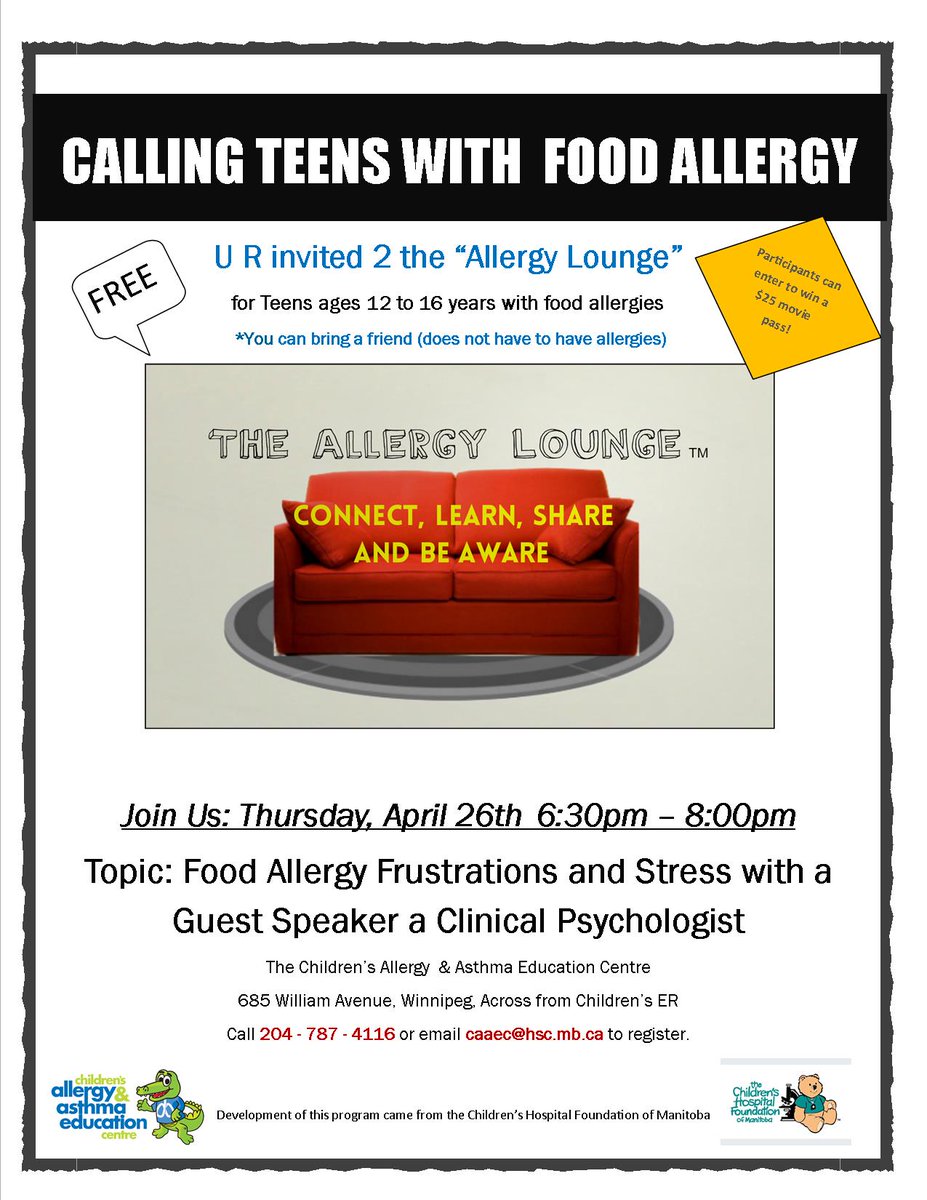 Teen Allergy Lounge tweet media
