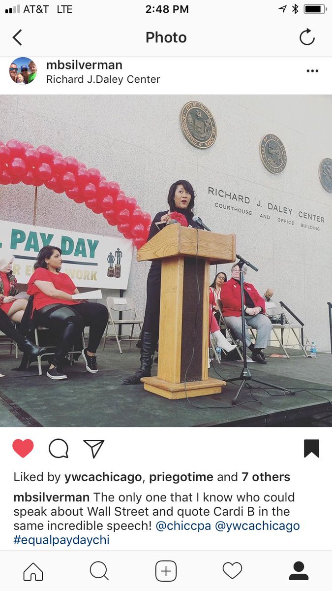 Thx <a href="/curlymollys/">Molly Silverman</a>! #equalpay will make you channel your inner <a href="/iamcardib/">Cardi B</a>!