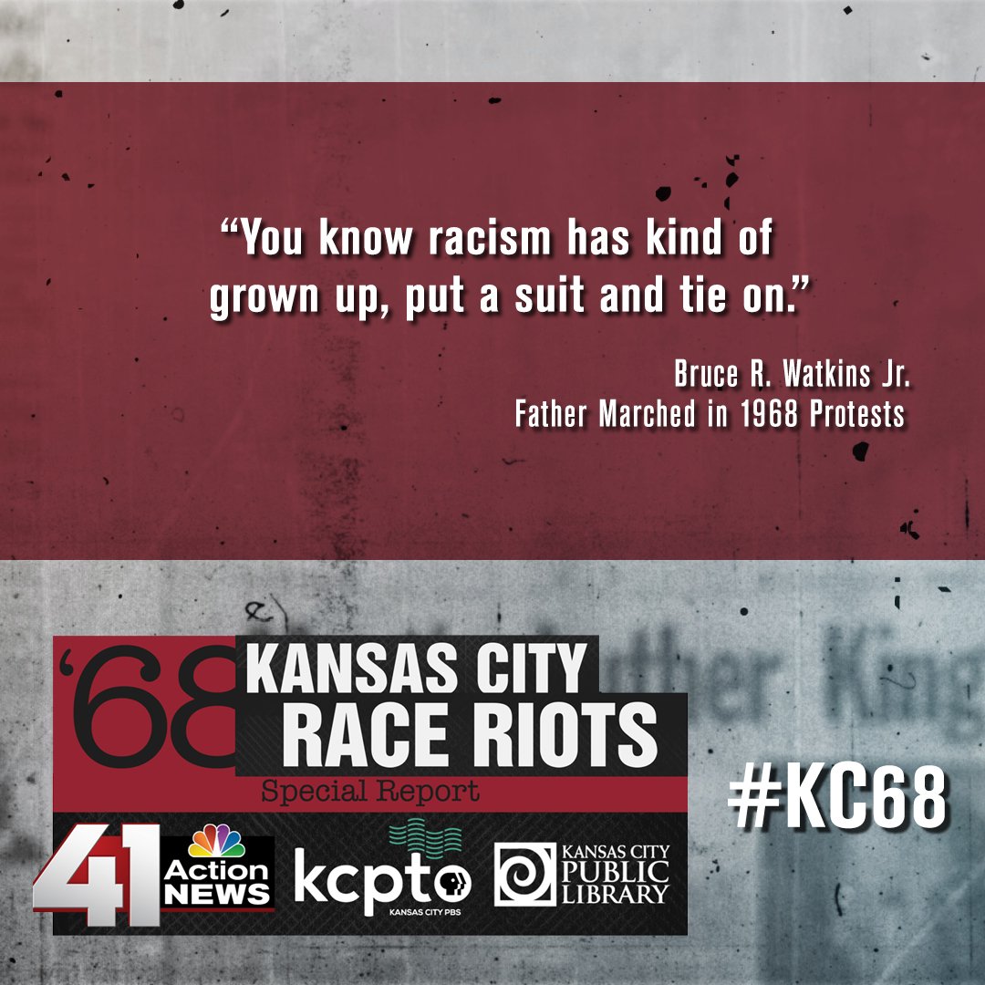 kansascitypbs's tweet photo. Our co-production with @41actionnews, '68: The Kansas City Race Riots, Then and Now re-airs tonight at 8 p.m. on KCPT or is available online here: https://t.co/q1ZkGjGeHR #KC68 https://t.co/Wd1fv0DiFx
