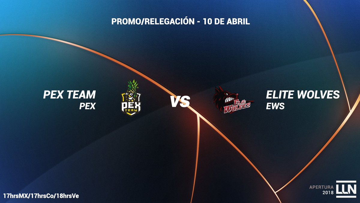 lolesportslan's tweet photo. Hoy comenzamos con el torneo de Promo/Relegación con el Campeón de #CDL #EliteWolves enfrentándose a @pex_team. ¿Quién avanzará?17hrsMx/17hrsCo/18hrsVe. https://t.co/4sAOB5KPcr