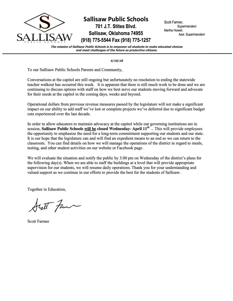 Concerning Wednesday, April 11th.