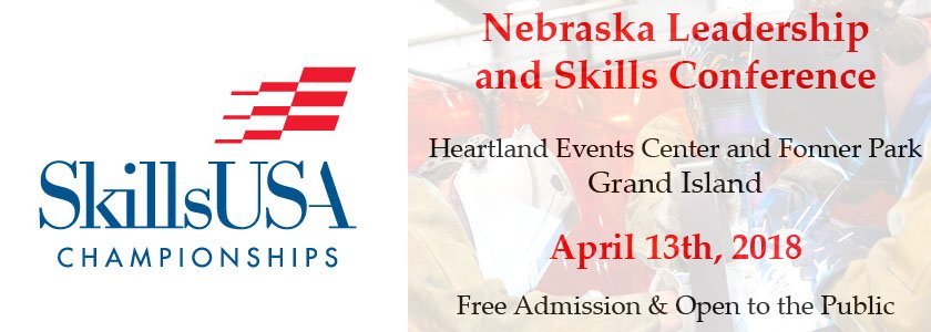 hecgrandisland's tweet image. Skills USA Championships are open to the public on Friday, April 13 from 8 am to 4 pm.  Watch students compete in over 100 areas of career and technical education at the Pinnacle Bank Expo Center and Sheep Barn at Fonner Park.  Free admission..great educational event for all!